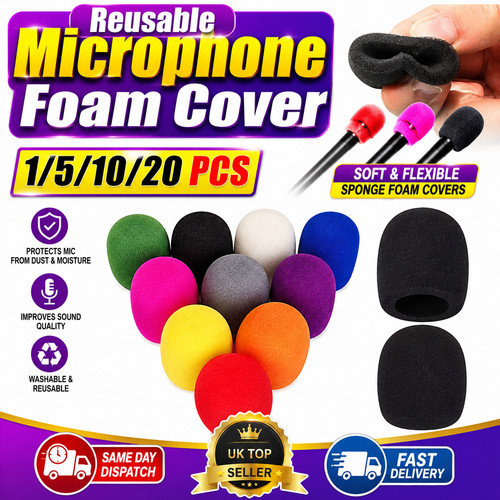 10pcs foam microphone cover - microphone,