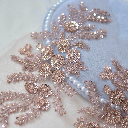 2pc luxury beaded sequin - 2pc,