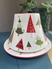 Yankee Candle Christmas Candle Shade Multi Coloured Shade & Plate