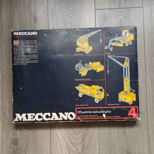 Meccano set 1970s byz - no, 4,1970s