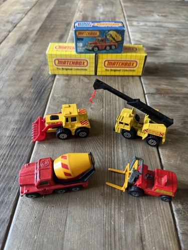 Matchbox construction site - construction,