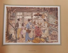 Grocers Shop Decoupage Print