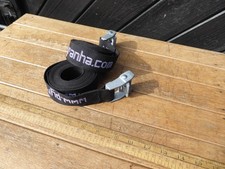 2 Pyranha Kayak Roof Straps .Pair of 2.8m long luggage straps -metal grip ends
