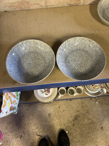 Denby halo speckle pasta bowls - halo,