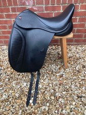 5 DAY TRIAL✅ 17.5" Kent & Masters S-Series Dressage Saddle ID XZU 🐴PICK WIDTH📏