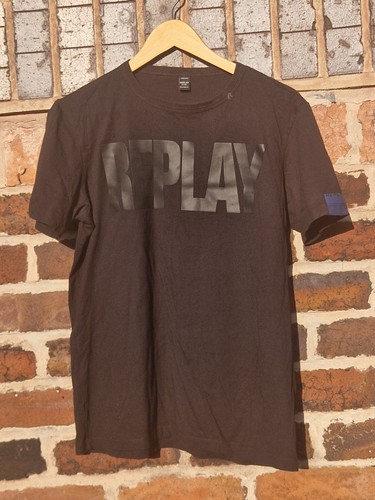 Replay logo print shirt - replay, mens