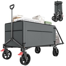 Outsunny Folding Trolley on