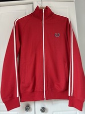 Fred Perry Men's Red Zip