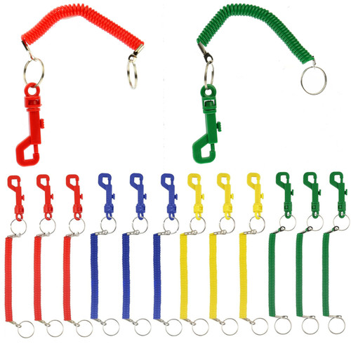 Stretchy keyring with clip - keyring,