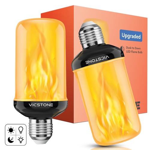 Dusk dawn led flame light - dusk,