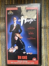 The Hunger vhs video cassette