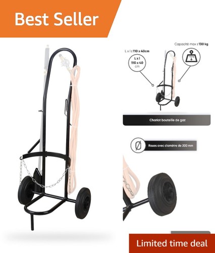 Gas bottle trolley 130kg - bottle,