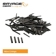 Savage Gear Wire Crimps - Pike Perch Zander Muskie Bass Predator Fishing Tackle