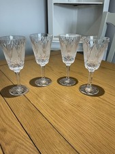 Four Tyrone Crystal Wine