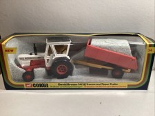 Corgi 34 David Brown 1412 Tractor & Trailer Set Very Near Mint In Box 1976