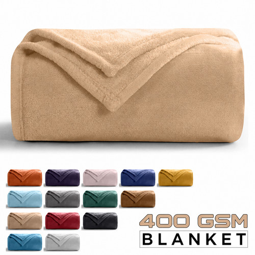 Super soft warm fleece blanket - super,