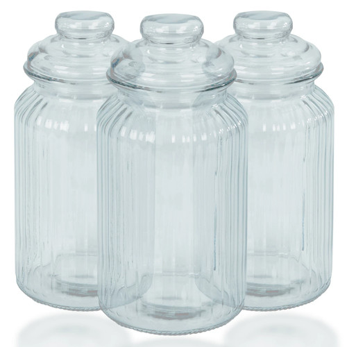 Pack airtight glass jars - pack, 3x