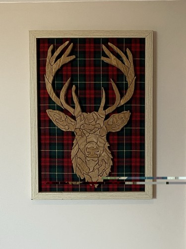 Woden framed scottish - woden, stag