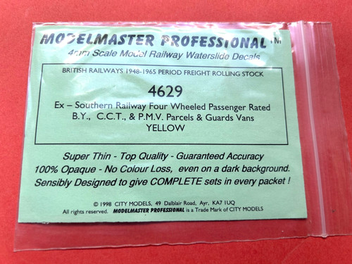 New modelmaster 4629 transfers - modelmaster,