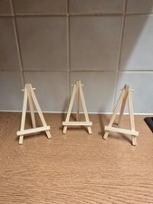 Mini wooden display easels -