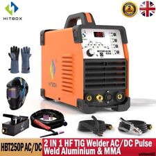 HITBOX HF TIG Welder AC DC 200A MMA TIG Aluminium Welding Machine Inverter 240V