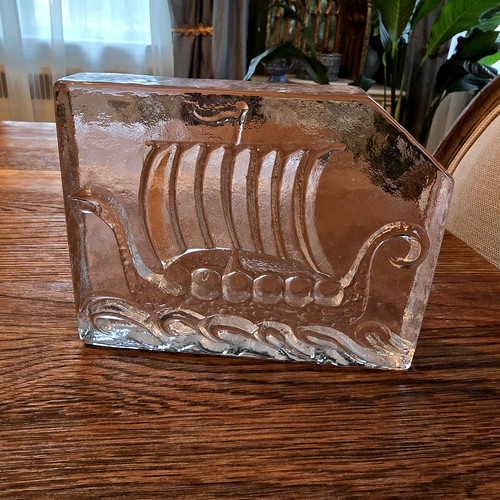 Viking ship glass - viking,