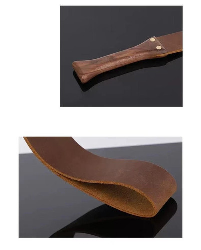 Cowhide leather tawse - cowhide,