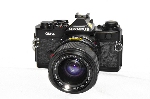 Olympus vintage slr film - om-4,