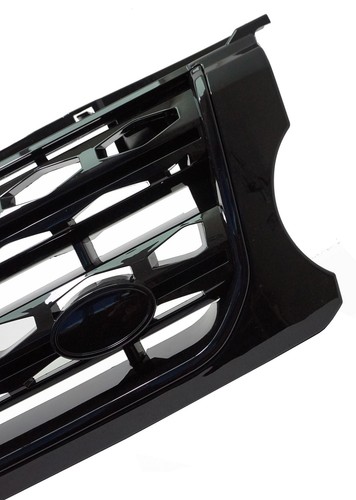 Full black front grille for - black,