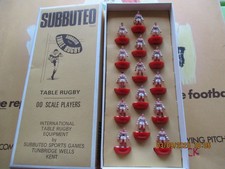 Subbuteo Rugby Team Set 9 Bradford Northern Rare Alternative Version