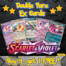 Double Rare EX Cards  - All Scarlet & Violet Sets - Choose Your Own -Pokemon TCG