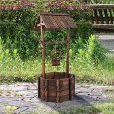 Rustic Wooden Wishing Well