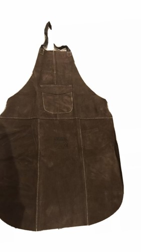 Premium brown leather welders - brown,