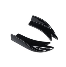 2pcs Glossy Black Car Rear