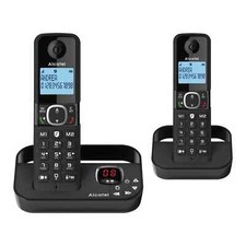 Alcatel Duo Cordless Phone F860  Landline Home Phones Call Blocking Telephones-A