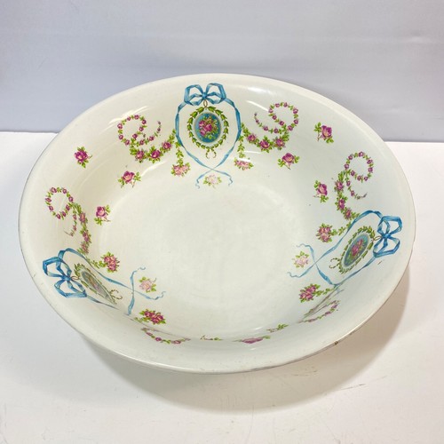 Wash bowl basin vintage large - wash,