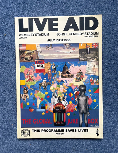 Live aid official programme - live,