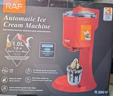 RAF Automatic 1000ml Ice Cream Maker Machine 0.1 L  Soft Serve Hard Household