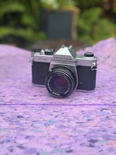 PENTAX K1000 35MM FILM CAMERA WITH 50MM PENTAX F2 STD LENS READ DESCRIPTION.