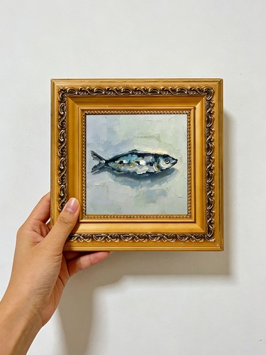 Vintage silver sea fish - vintage,