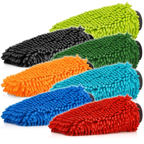 Microfiber washing glove car - microfiber,