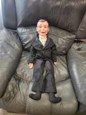Working!  VINTAGE 1977 Charlie McCarthy Ventriloquist Doll Juro Novelty Co Loose