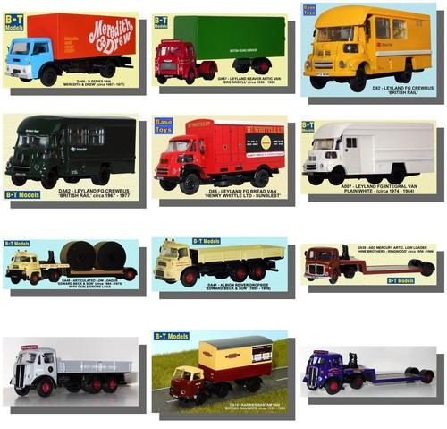 Model british trucks - model,