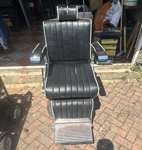 Reclining adjustable barber - reclining,