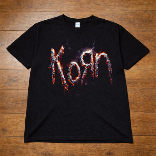 Korn band shirt 90s nu - korn,