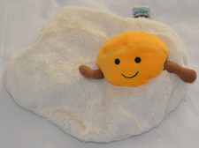 Rare Retired Cute Jellycat Amuseable Fried Egg Soft Plush Toy