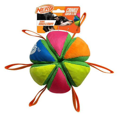 Nerf dog toy - plush, squeak