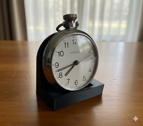Printed pocket watch - printed,