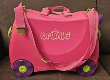 Pink Trunki ride on Suitcase