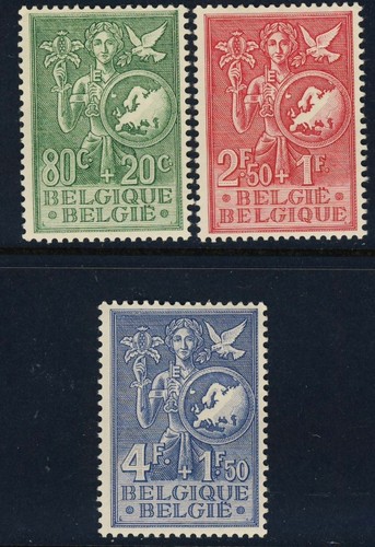 Belgium scott b544 b546 - belgium,